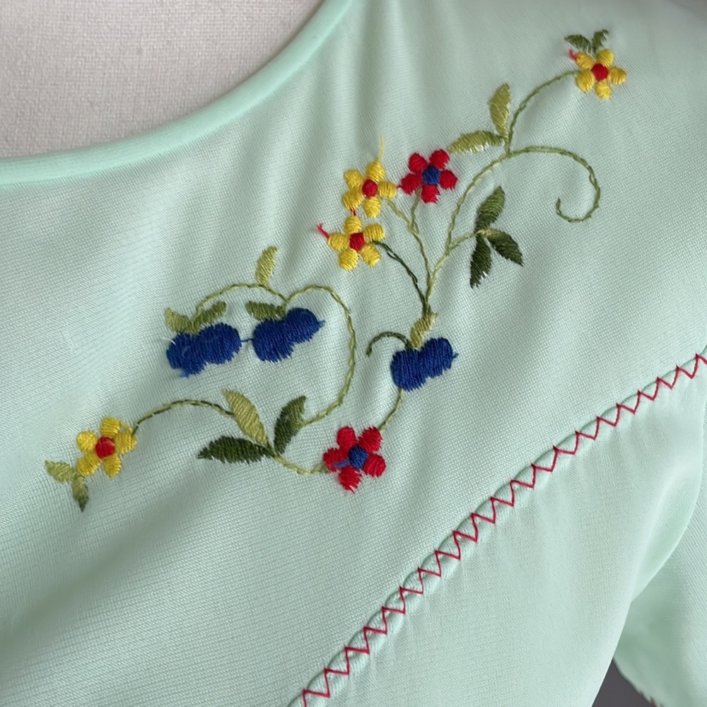 Lorraine 70’s Vintage Nightgown Robe Set XS - Picture 4 of 16